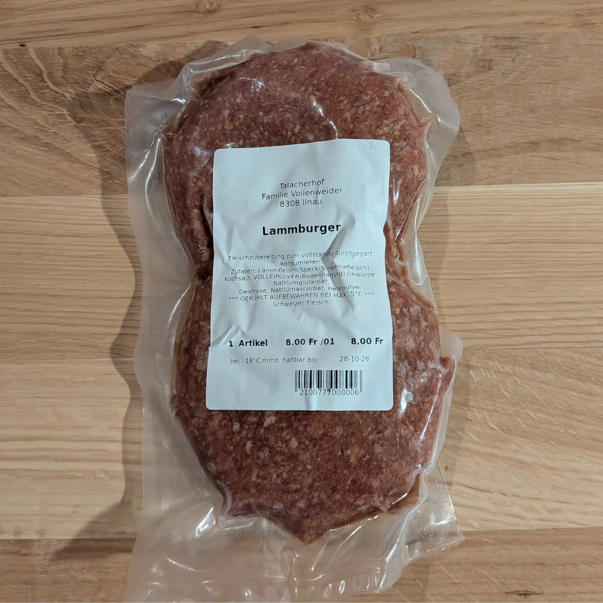 Lamm Burger